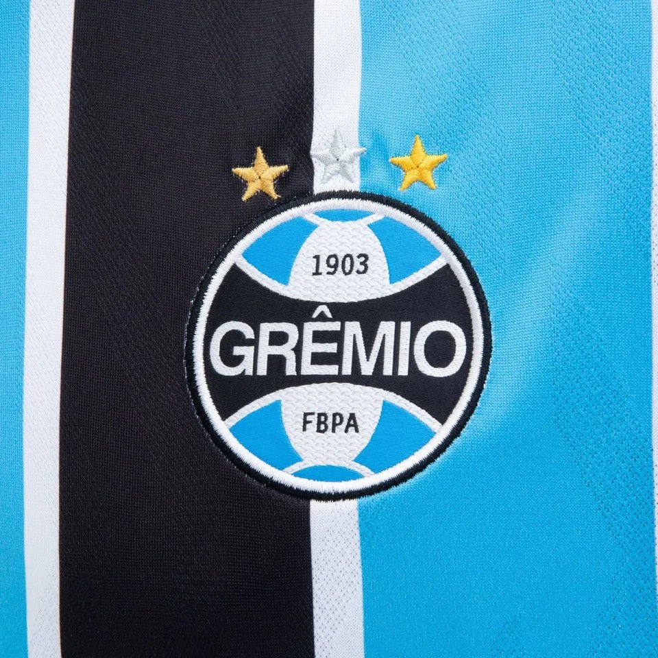Grêmio Home 25/26 Manga Longa Torcedor Masculino - Tricolor