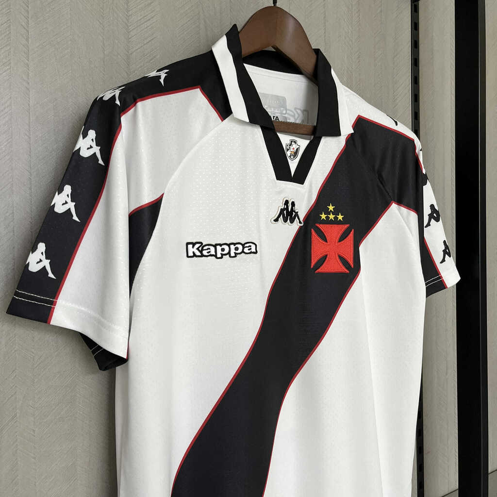 Vasco Retro Away 1997 Torcedor Kappa Masculina - Branca