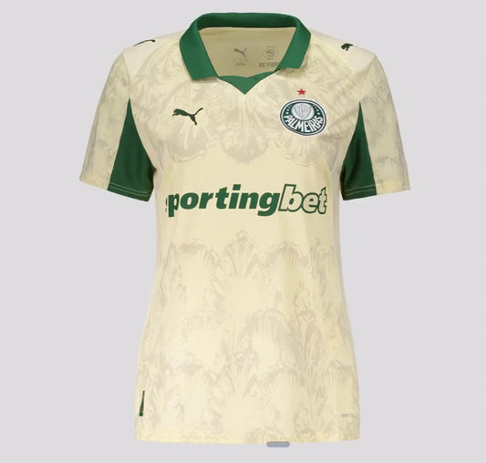 Palmeiras Edição Mundial 25/26 Torcedor Feminina Puma -  Bege