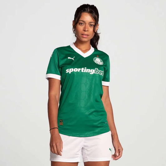 Palmeiras Home 25/26 Torcedor Feminina Puma -  Verde