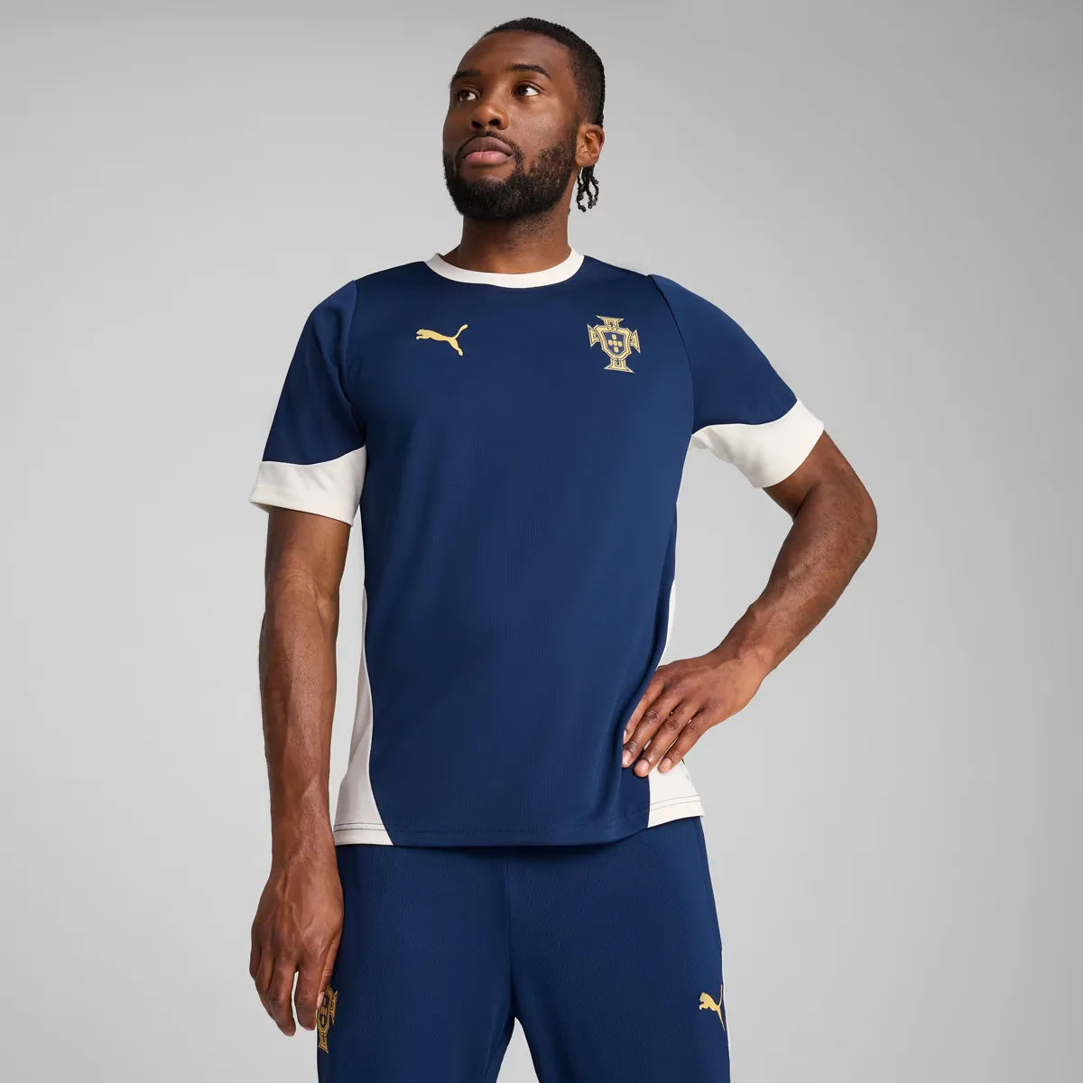 Portugal Treino 25/26 Masculina Torcedor Puma - Azul