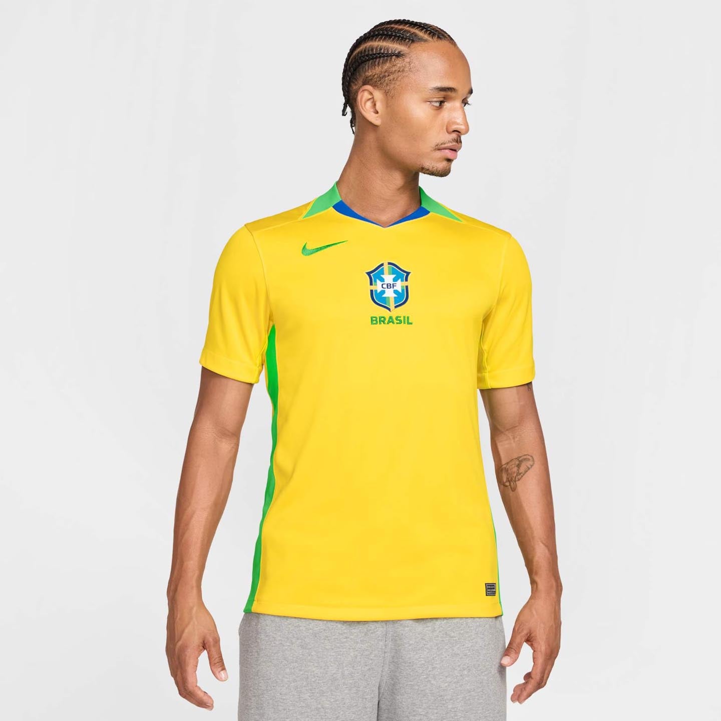 Brasil Home 25/26 Torcedor Nike - Amarelo