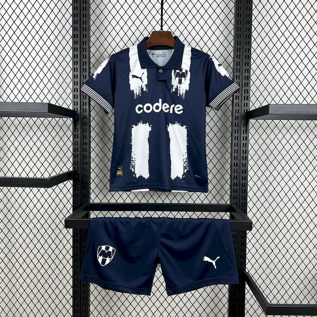 Kit Infantil Monterrey Home 25/26 - Azul Escuro e Branco