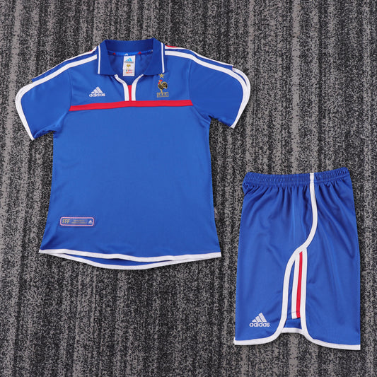 Kit Infantil França Home Retro 2000 - Azul