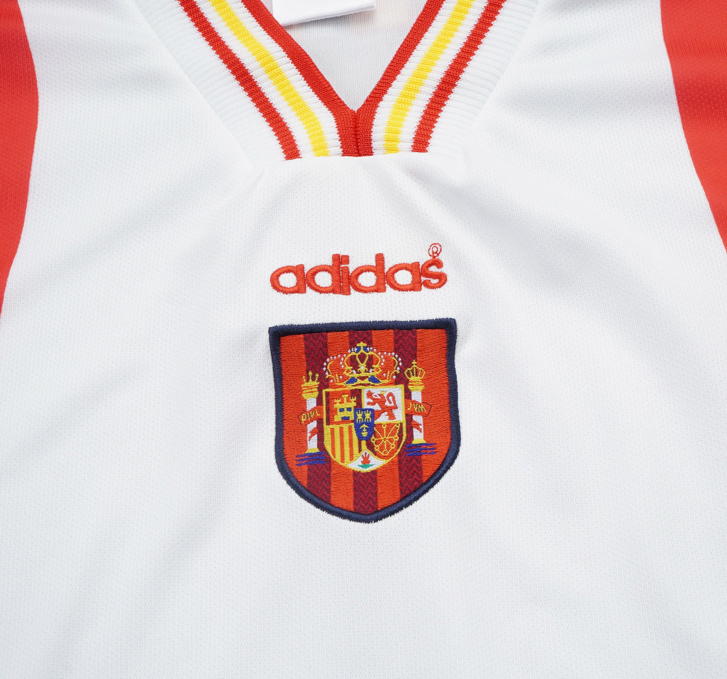 Kit Infantil Espanha Away Retro 1996 - Branco