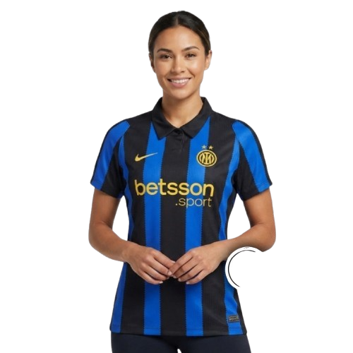 Inter de Milão Home 26/27 Feminino Nike - Azul e Preto