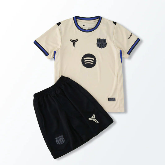 Kit Infantil Barcelona Away 25/26 - Bege