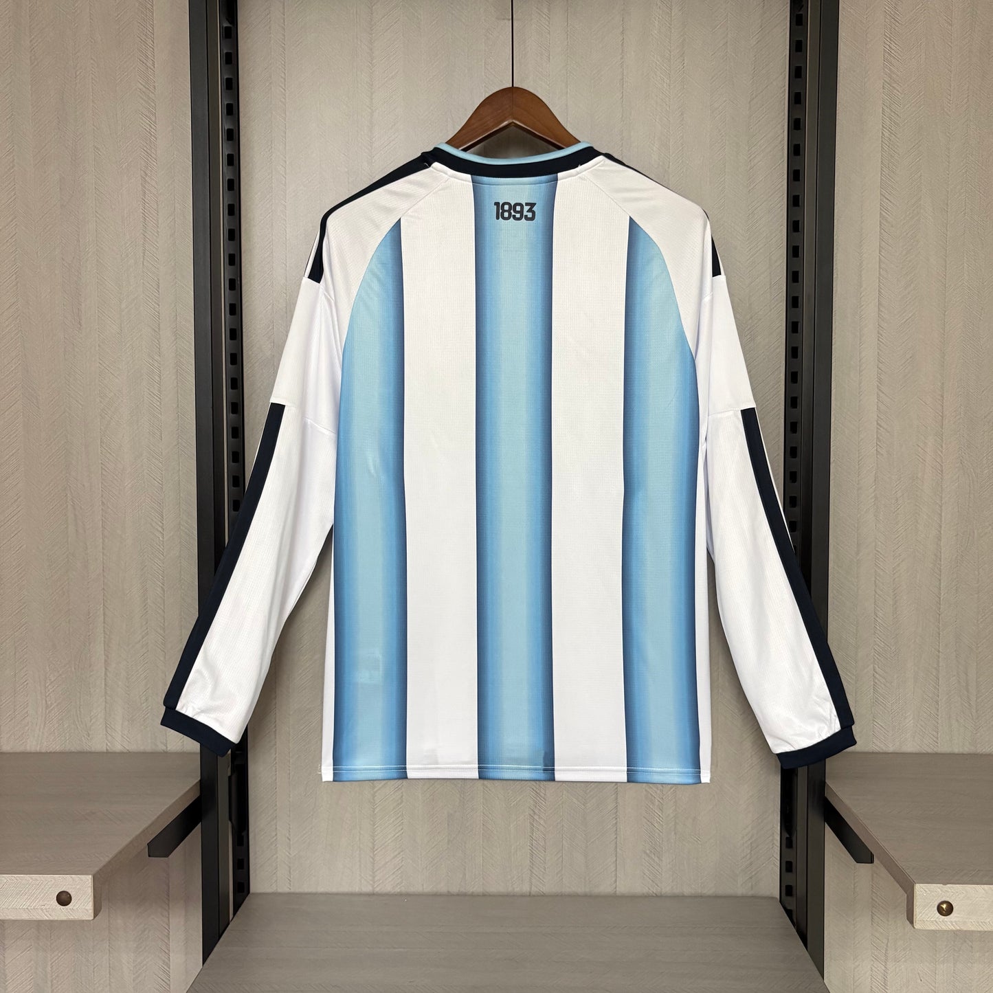 Argentina Home Manga Longa 26/27 Masculino Torcedor Adidas - Branca e Azul