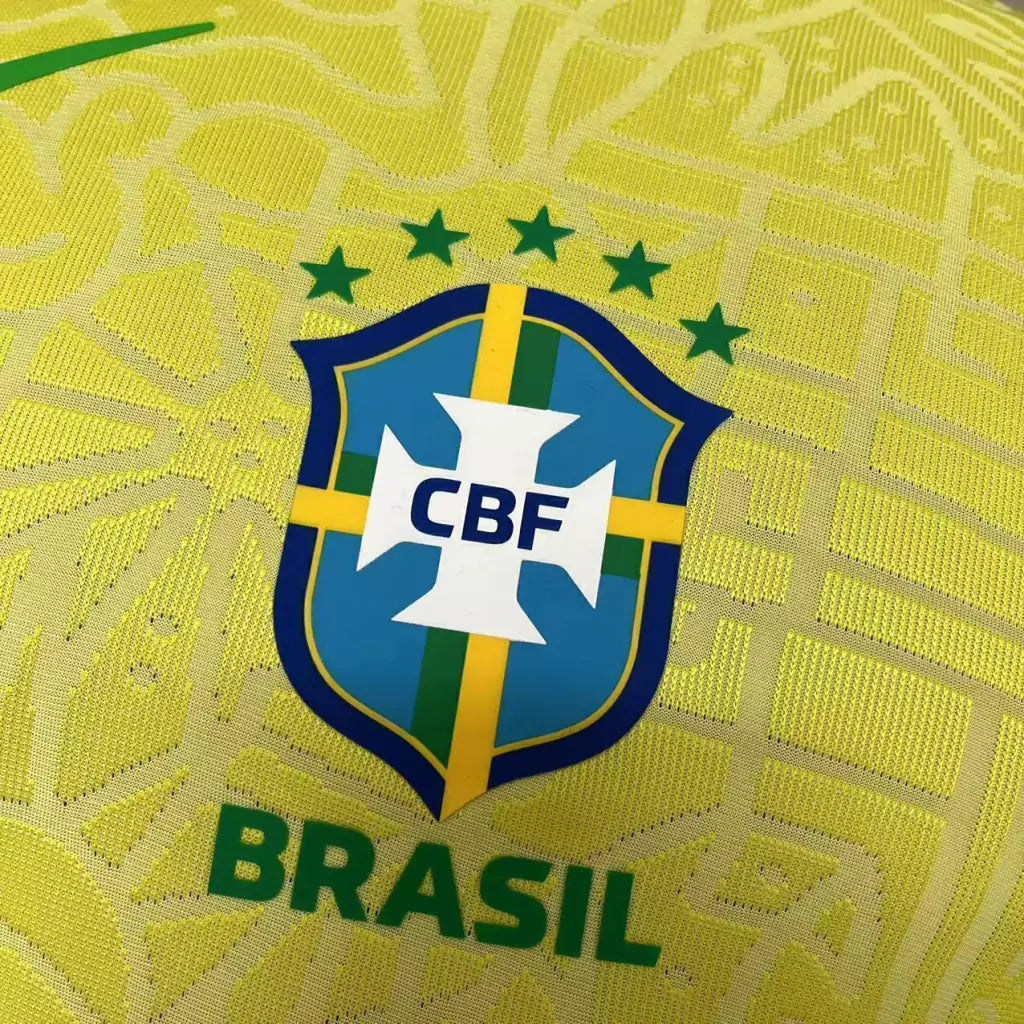 Brasil Home 24/25 Jogador Nike - Amarelo