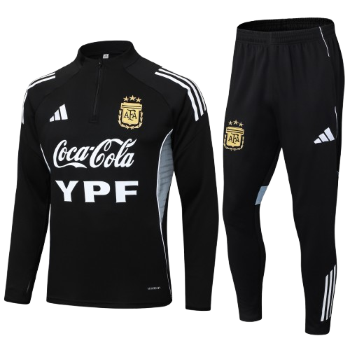 Kit Treino Agasalho + Calça Argentina - Preto