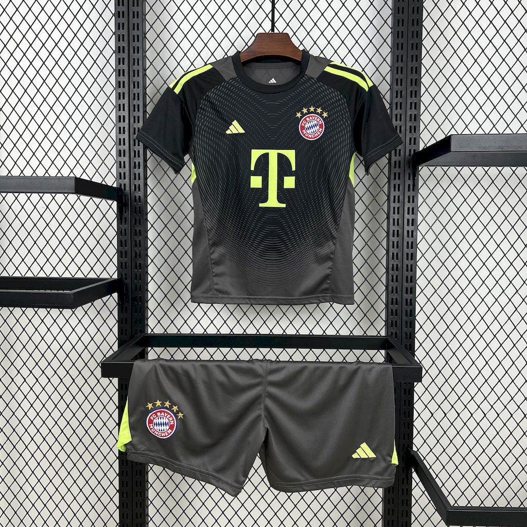 Kit Infantil Bayern de Munique Goleiro 25/26 - Cinza