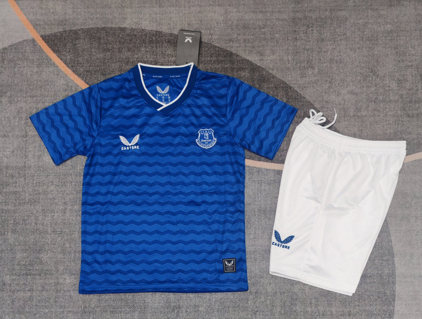 Kit Infantil Everton Home 25/26 Castore - Azul