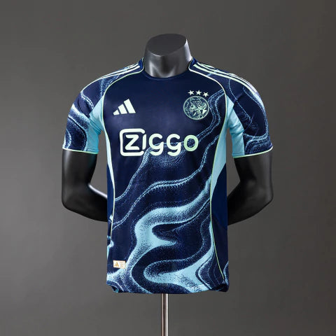 Ajax Away 25/26 Jogador Adidas - Azul