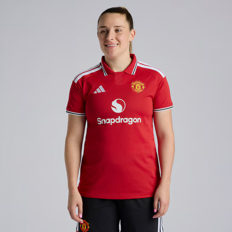 Manchester United 25/27 Feminina Adidas - Vermelho