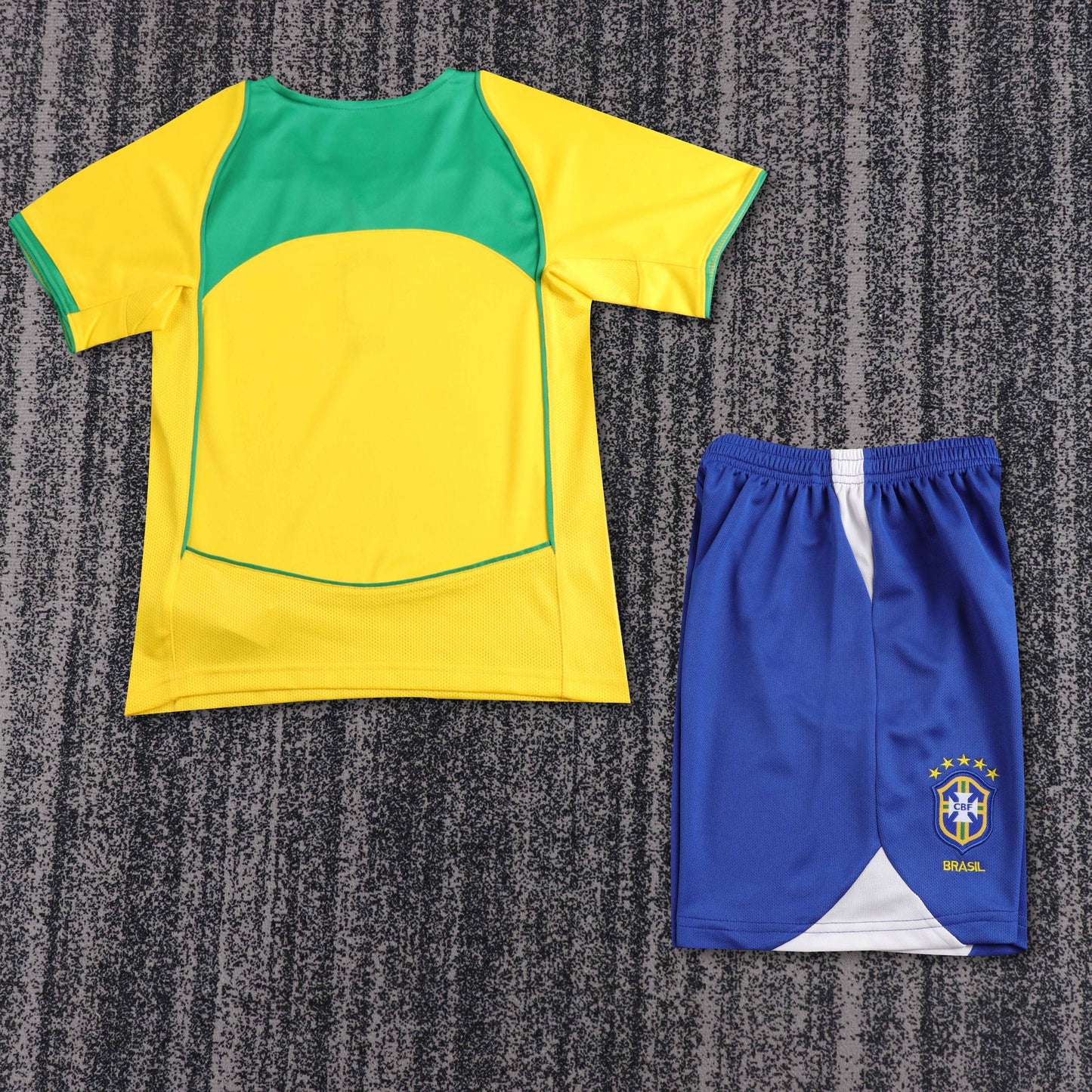 Kit Infantil Brasil Retro Home 2005 - Amarela