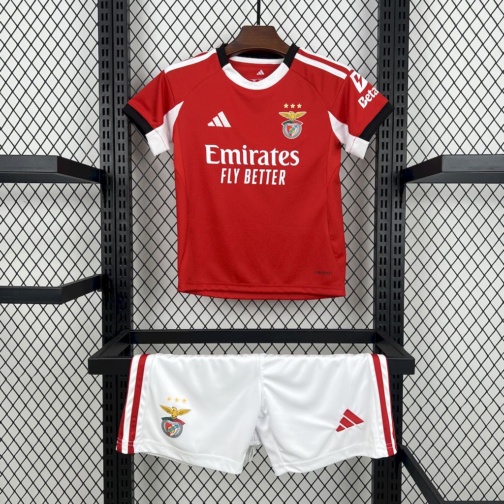 Kit Infantil Benfica Home 25/26 - Vermelho
