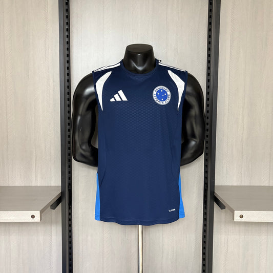 Cruzeiro Treino Regata 26/27 Adidas Torcedor Masculino - Azul Escuro