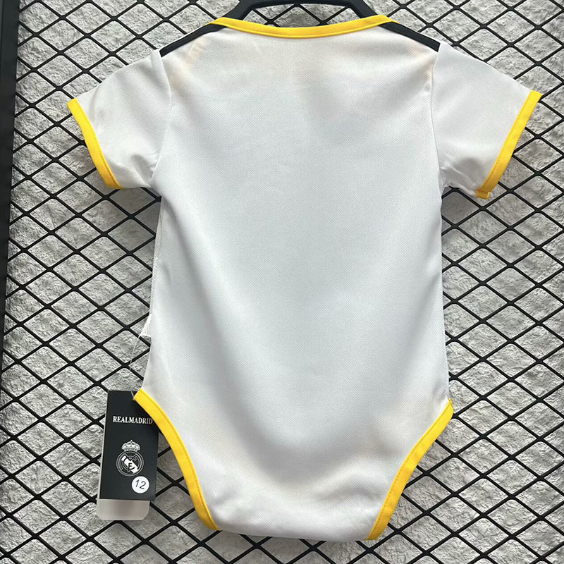 Body Bebê Infantil Real Madrid 25/26 -Branco