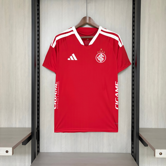 Internacional Home 26/27 Torcedor Com Patrocínios Adidas - Vermelho