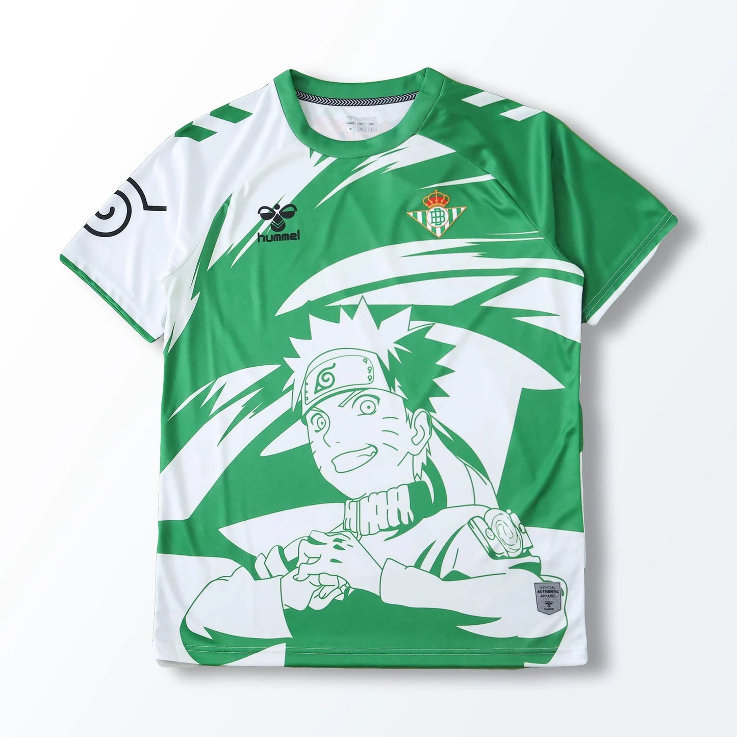 Real Betis Edição Naruto 24/25 Torcedor Hummel - Verde e Branco
