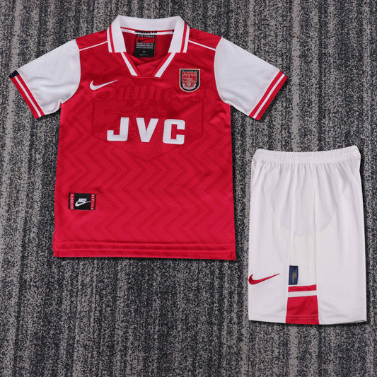 Kit Infantil Arsenal Home Retrô 96/97 - Vermelho