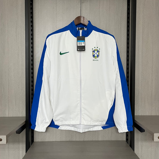 Agasalho Brasil Retro 1998 Nike - Branca