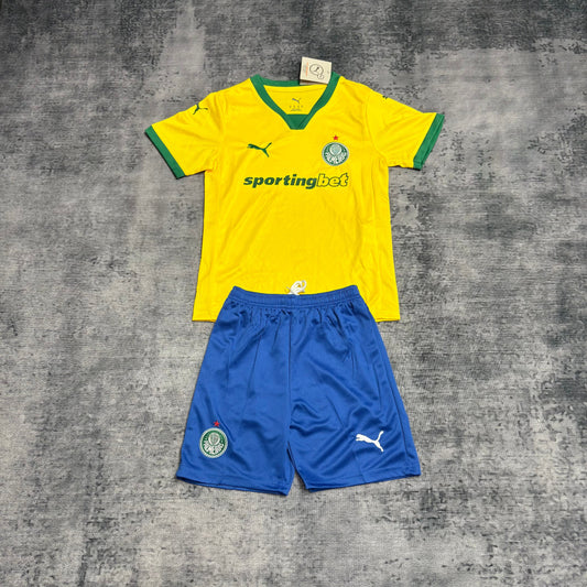 Kit Infantil Palmeiras Third 25/26  - Amarelo