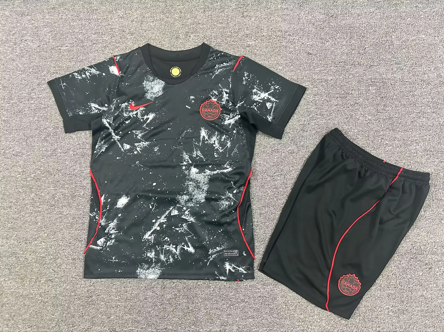 Kit Infantil Canadá Away 26/27 - Preto
