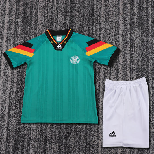 Kit Infantil Alemanha Away Retro 1993 - Verde