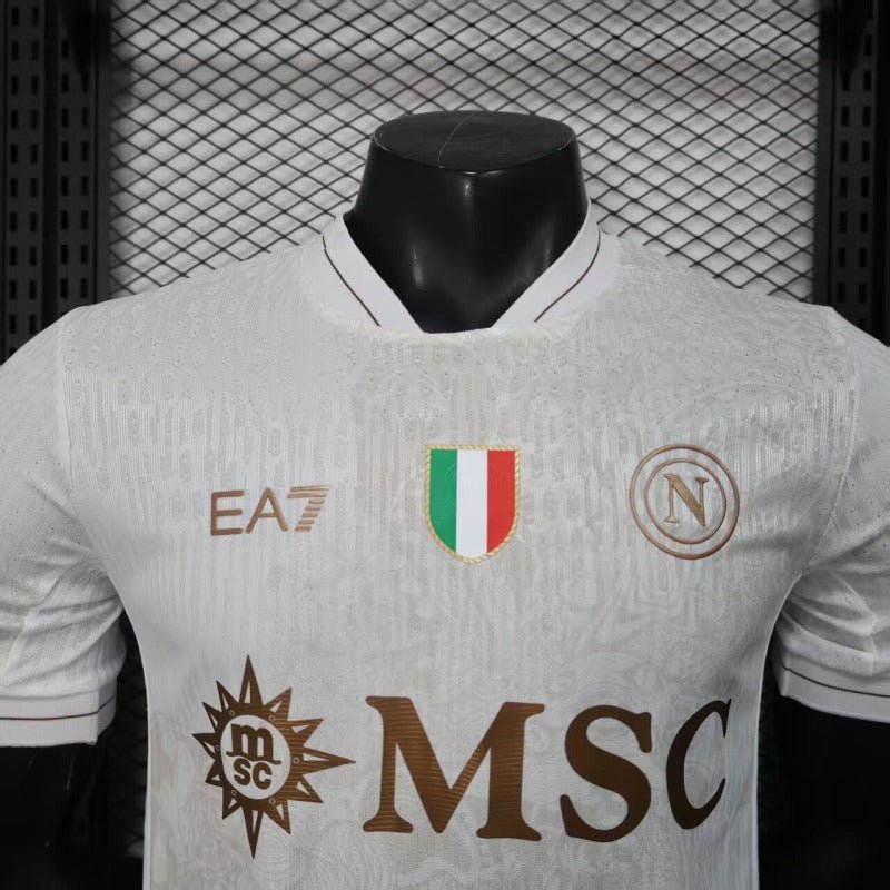 Napoli Away 25/26 Jogador EA7 - Bege