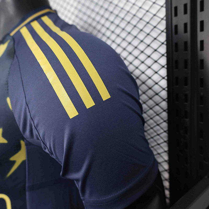 Boca Jrs Home 25/26 Jogador Masculino Adidas - Azul e Amarela