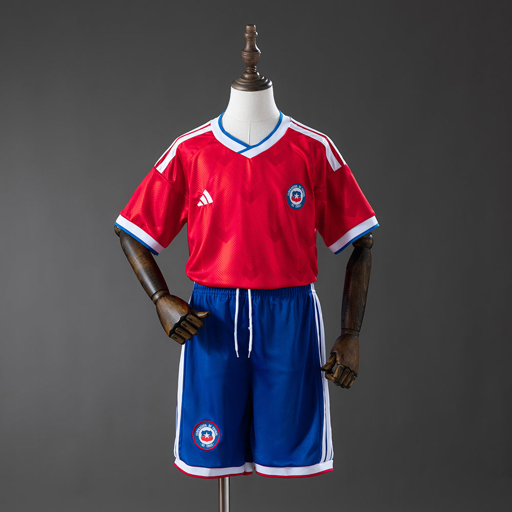 Kit Infantil Chile Home 26/27 - Vermelho