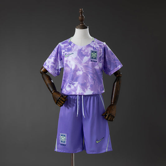 Kit Infantil Coreia Do Sul Away 26/27 - Lilas