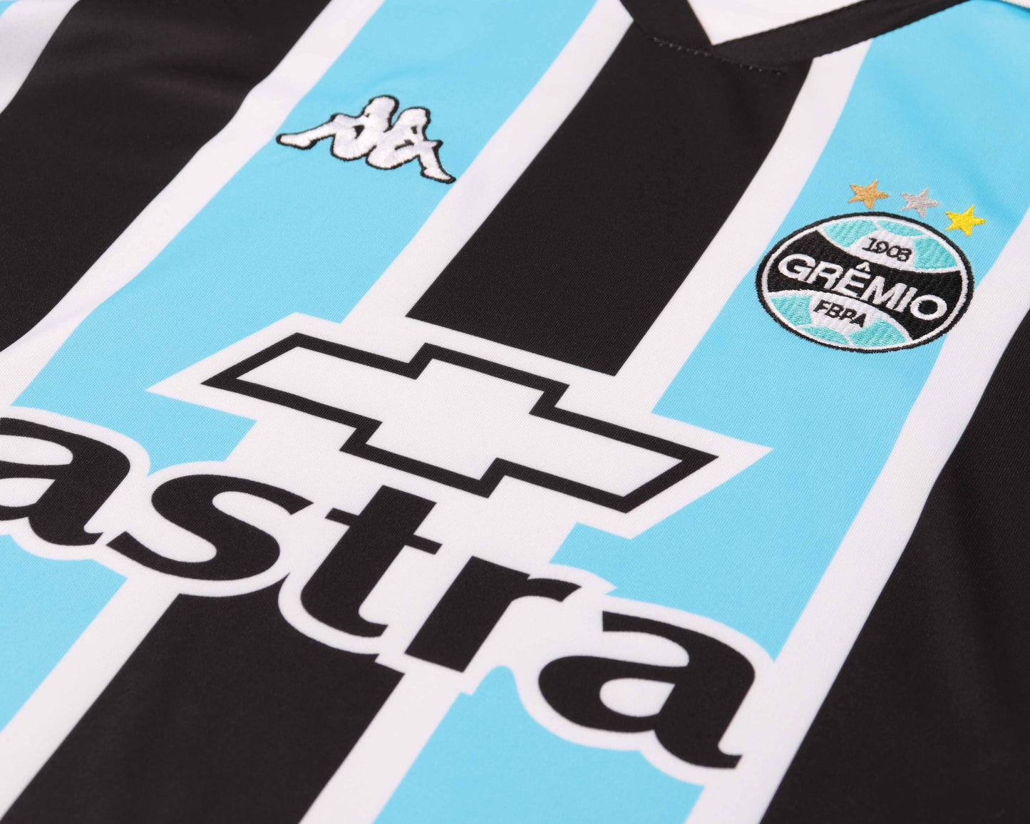 Kit Infantil Grêmio Home Retrô 2000 - Tricolor