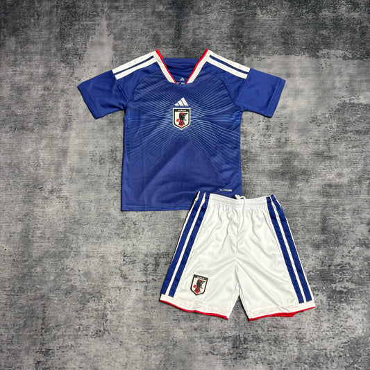Kit Infantil Japão Home 26/27  - Azul