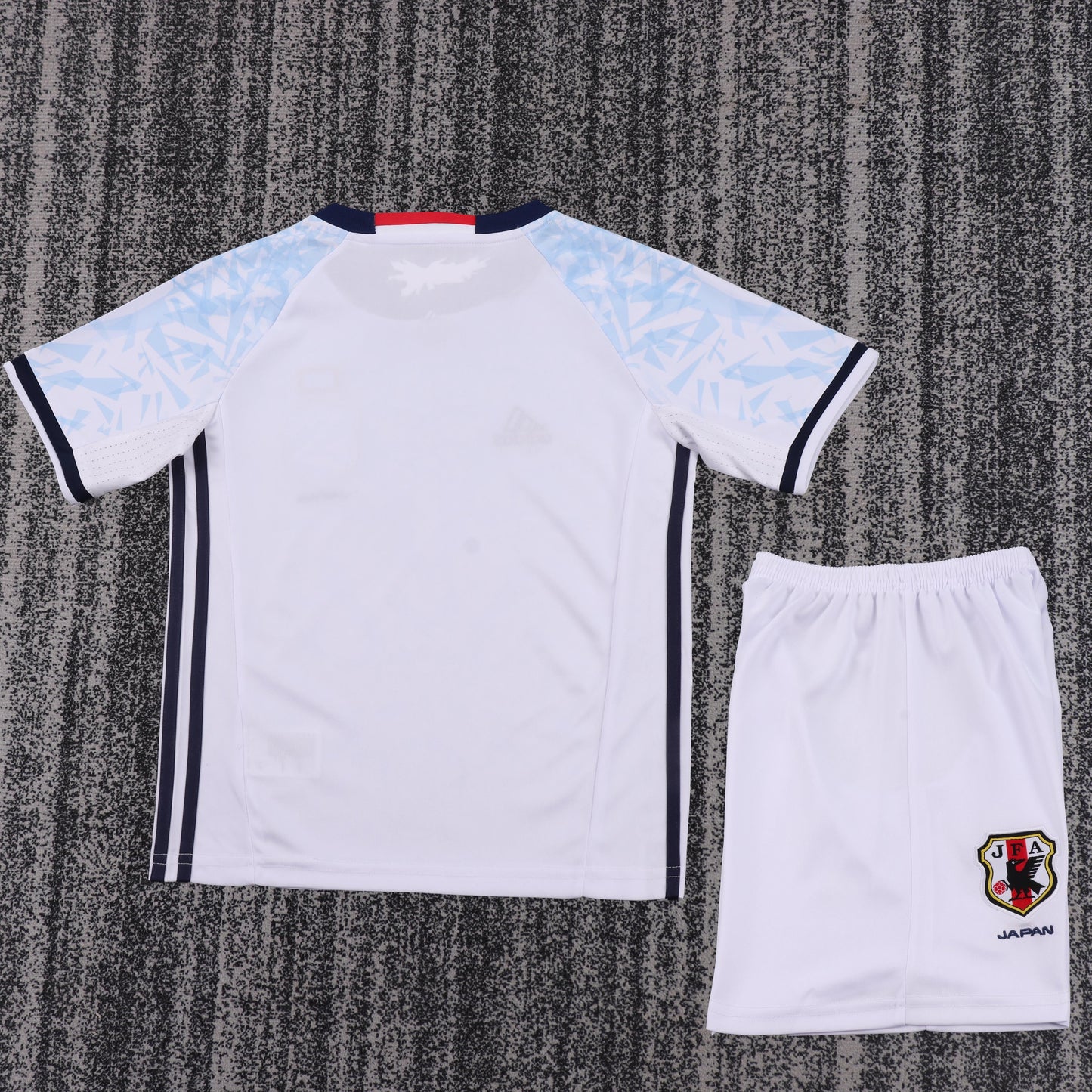 Kit Infantil Japão Away Retro 16/17 - Branco e Azul
