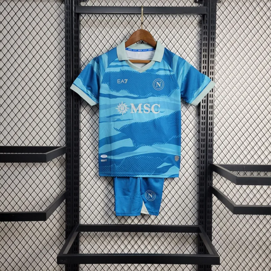Kit Infantil Napoli Edição Especial 25/26 - Azul