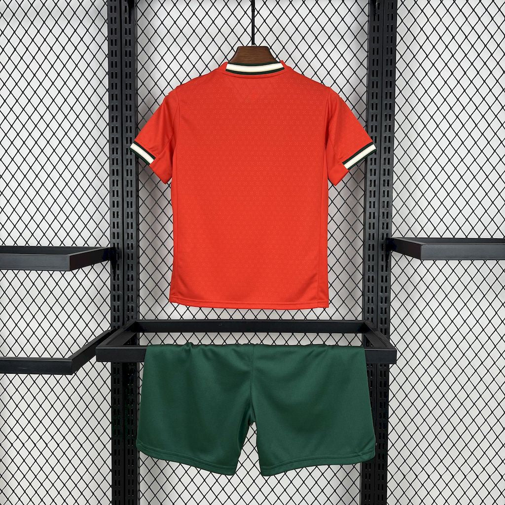 Kit Infantil Portugal Home 25/26 - Vermelha