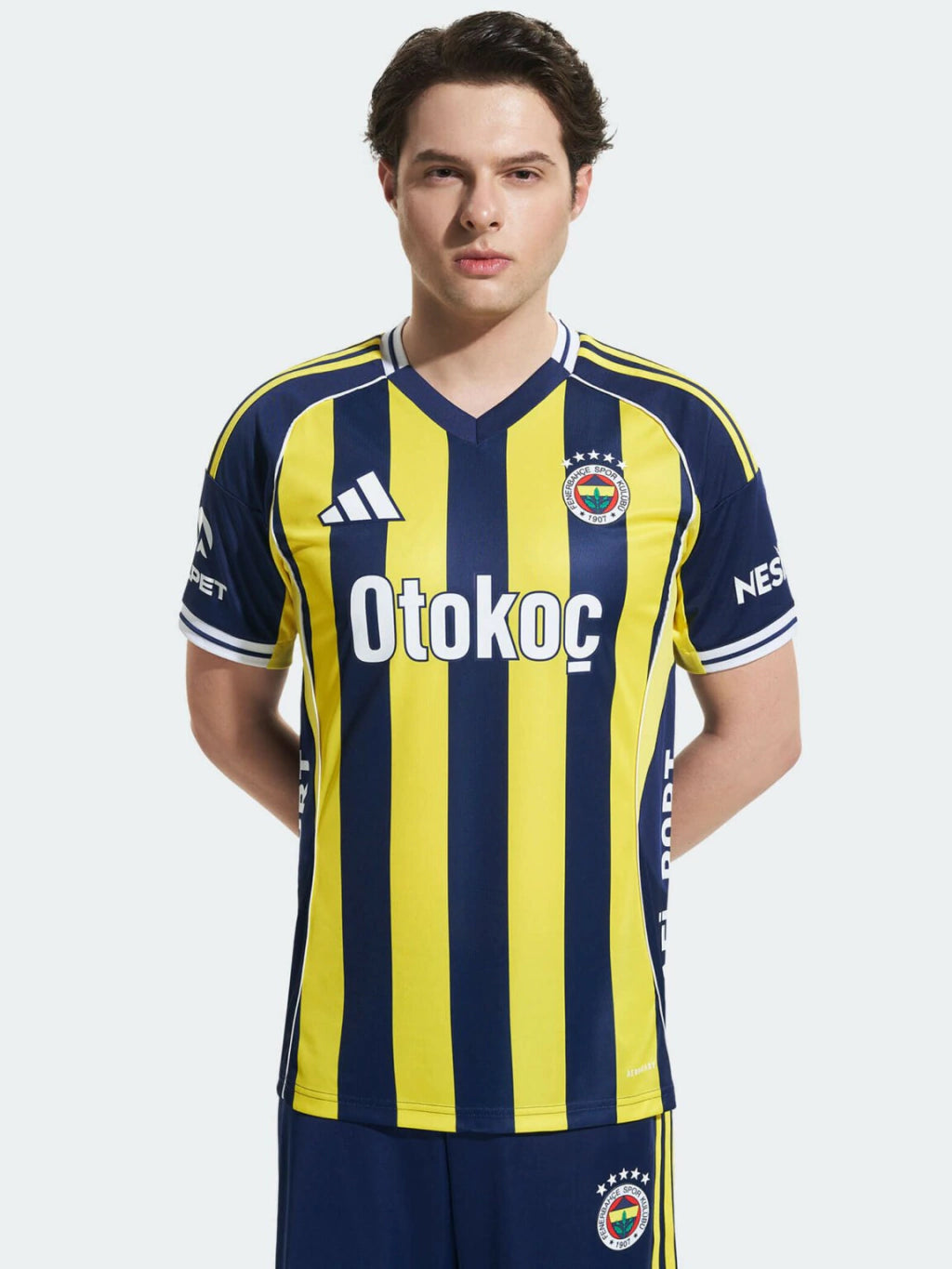 Fenerbahçe Home 25/26 Torcedor Puma Masculina - Amarelo e Azul