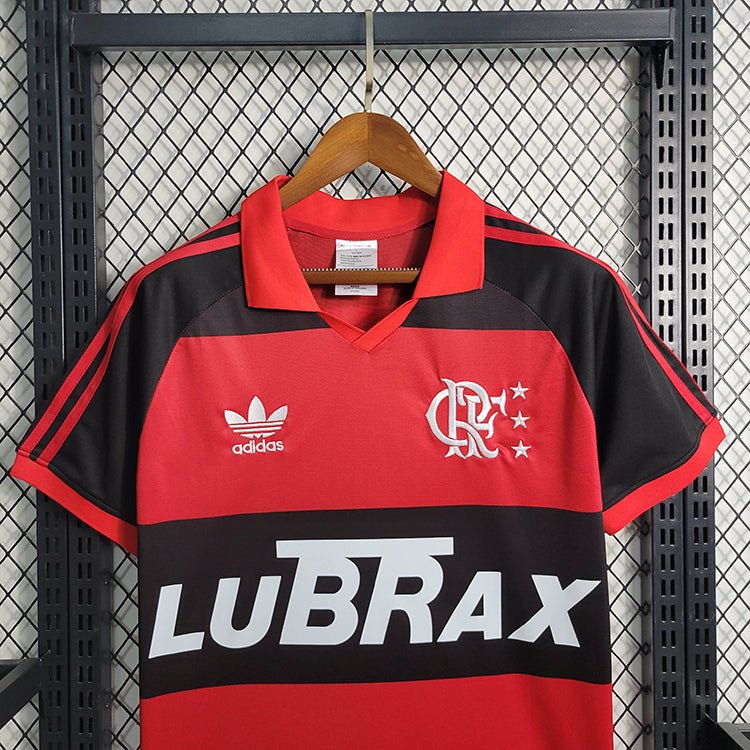 Flamengo Retro Home 1987 Adidas Masculino - Vermelho e Preto