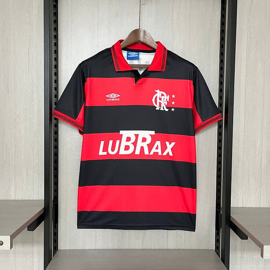 Flamengo Home Retro 1992/1993 Masculino Umbro - Vermelho e Preto