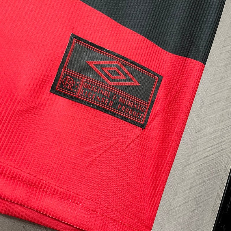 Flamengo Home Retro 1995 Masculino Umbro - Vermelho e Preto