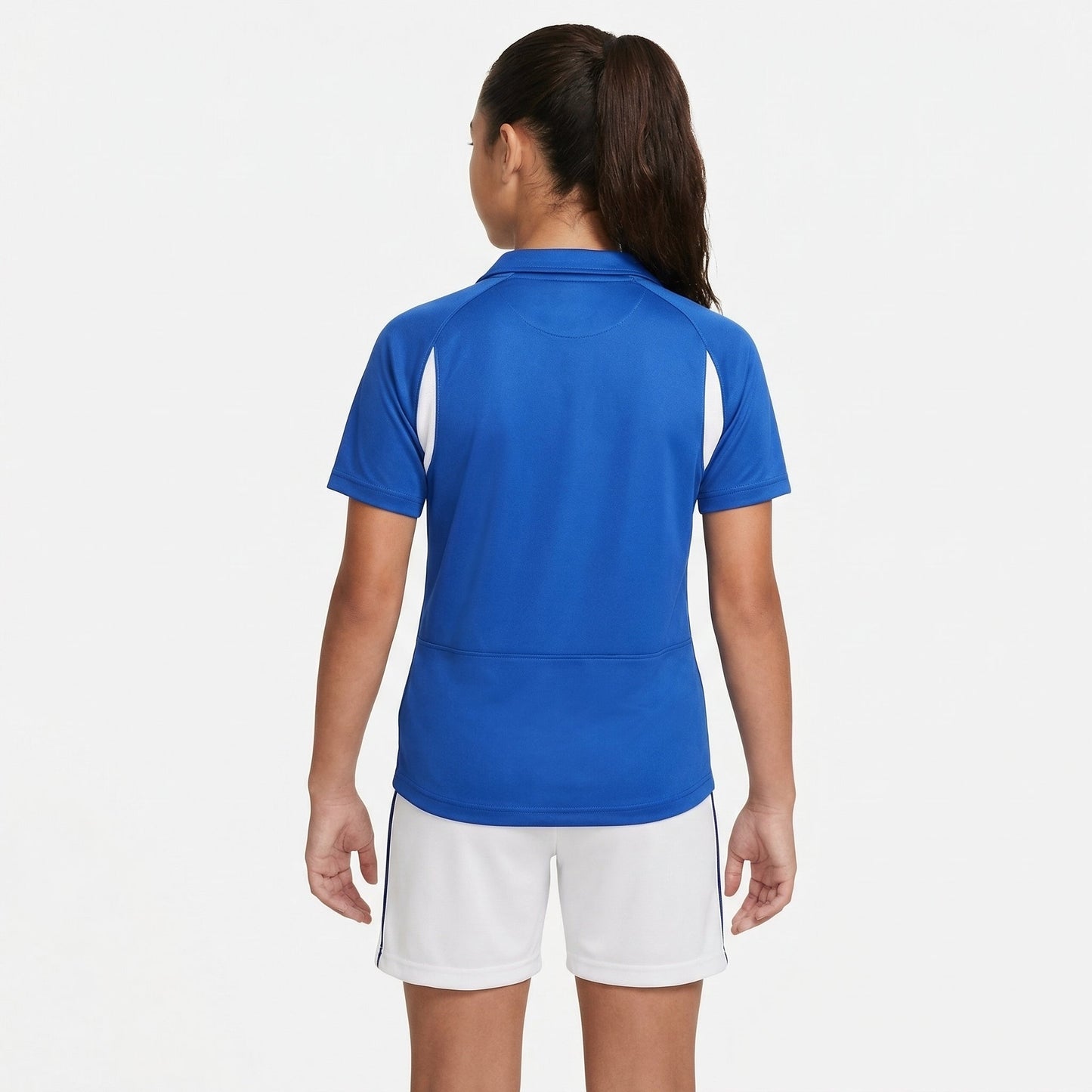Kit Infantil Brasil Retro Away 2002 Feminino - Azul