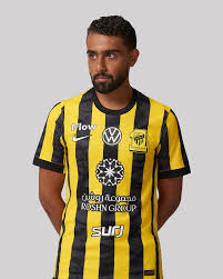 Al Ittihad Home 25/26 Torcedor Nike - Amarelo e Preto