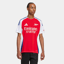 Arsenal Home 24/25 Torcedor Adidas - Vermelha e Branca