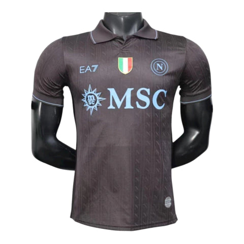 Napoli Third 25/26 Jogador EA7 - Cinza