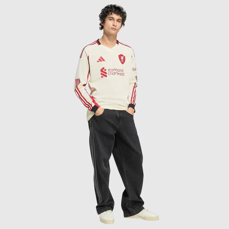Liverpool Third 25/26 Manga Longa Adidas - Bege