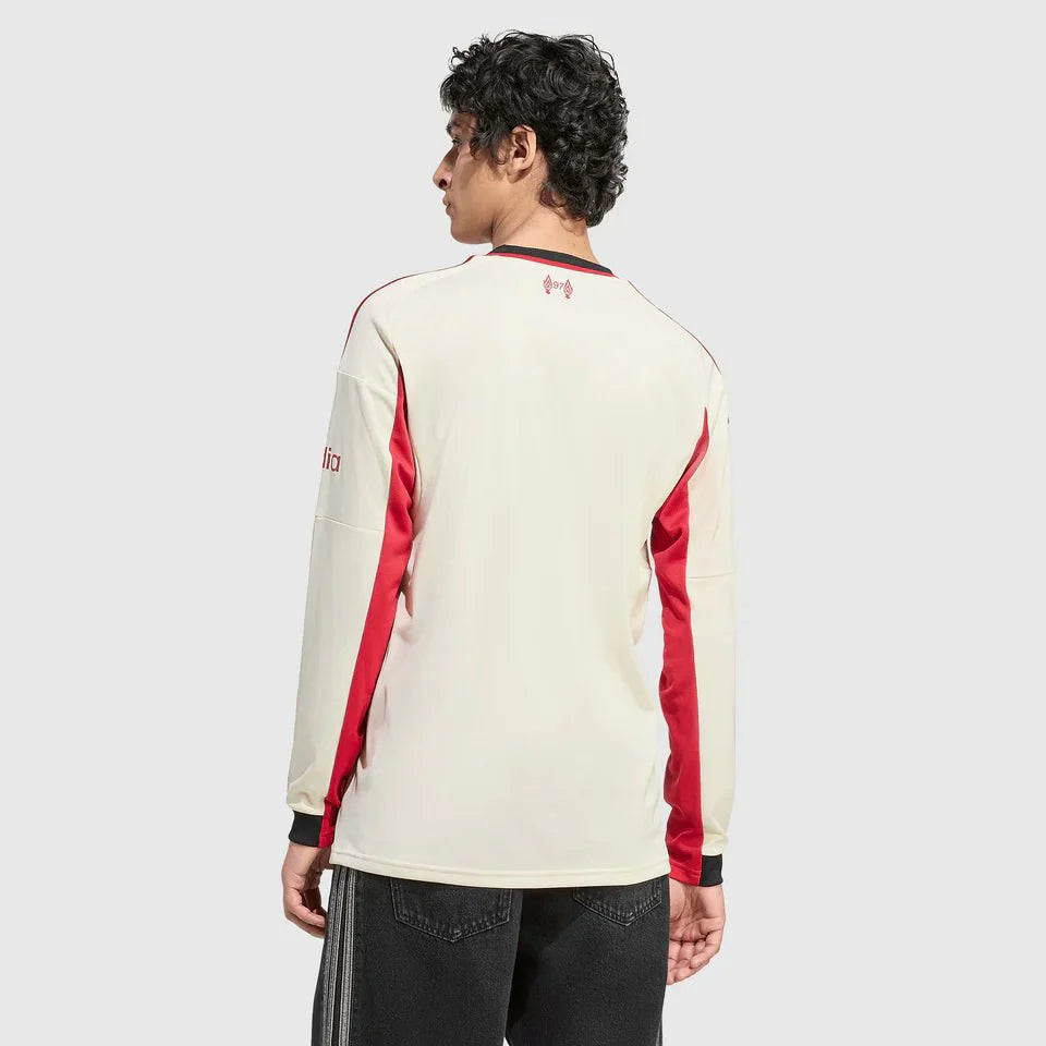 Liverpool Third 25/26 Manga Longa Adidas - Bege