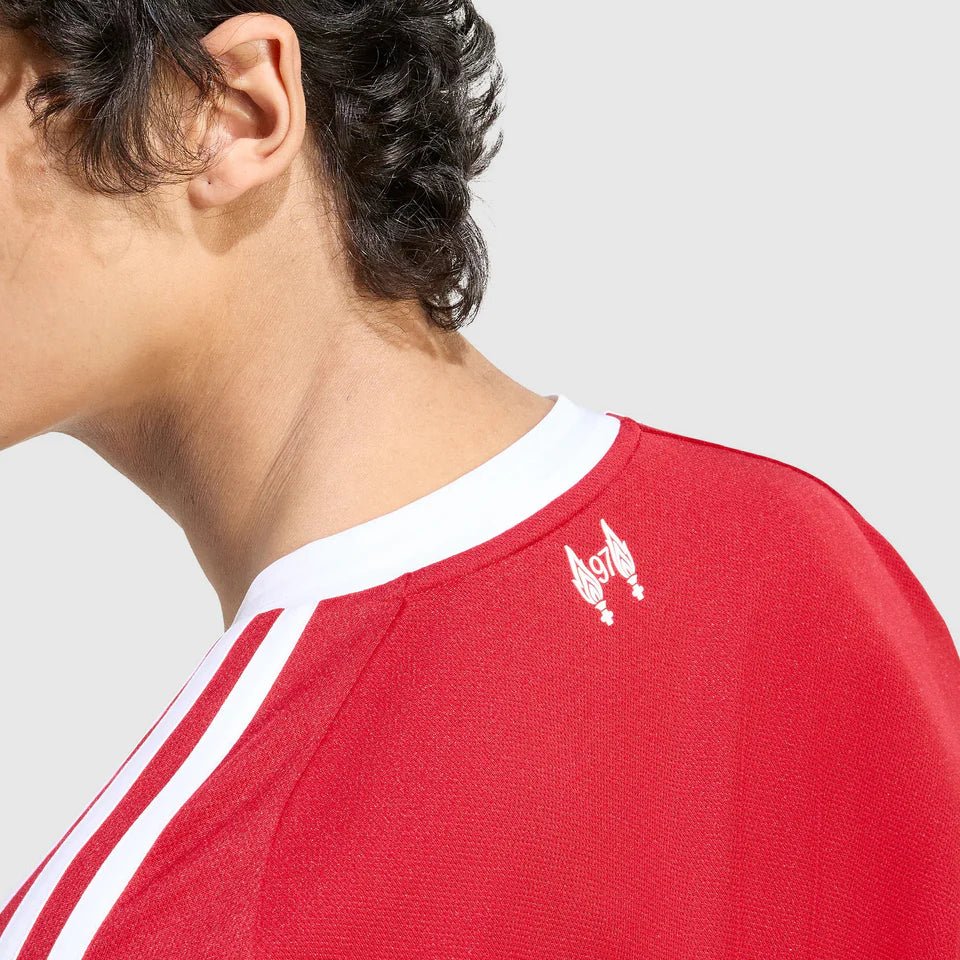 Liverpool Home 25/26 Manga Longa Adidas - Vermelha