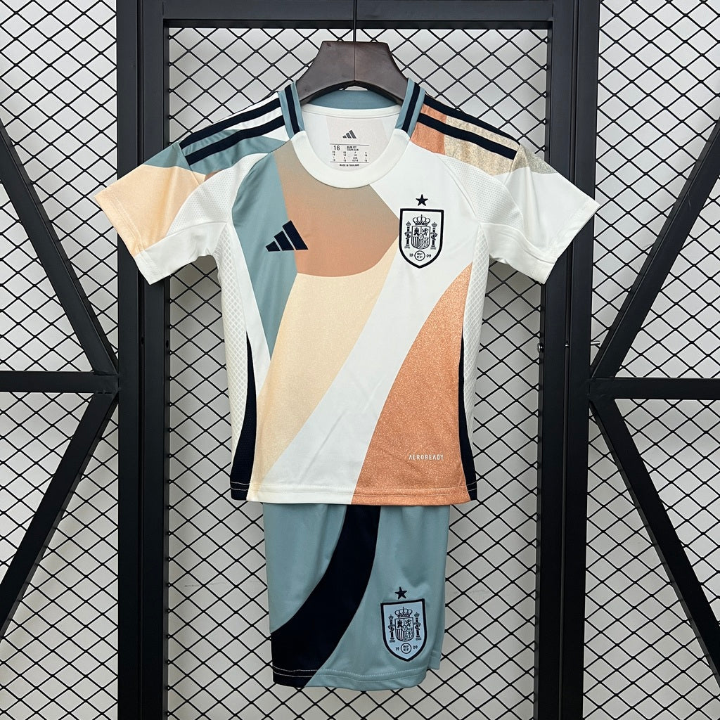 Kit Infantil Espanha Away 25/26 - Colorido